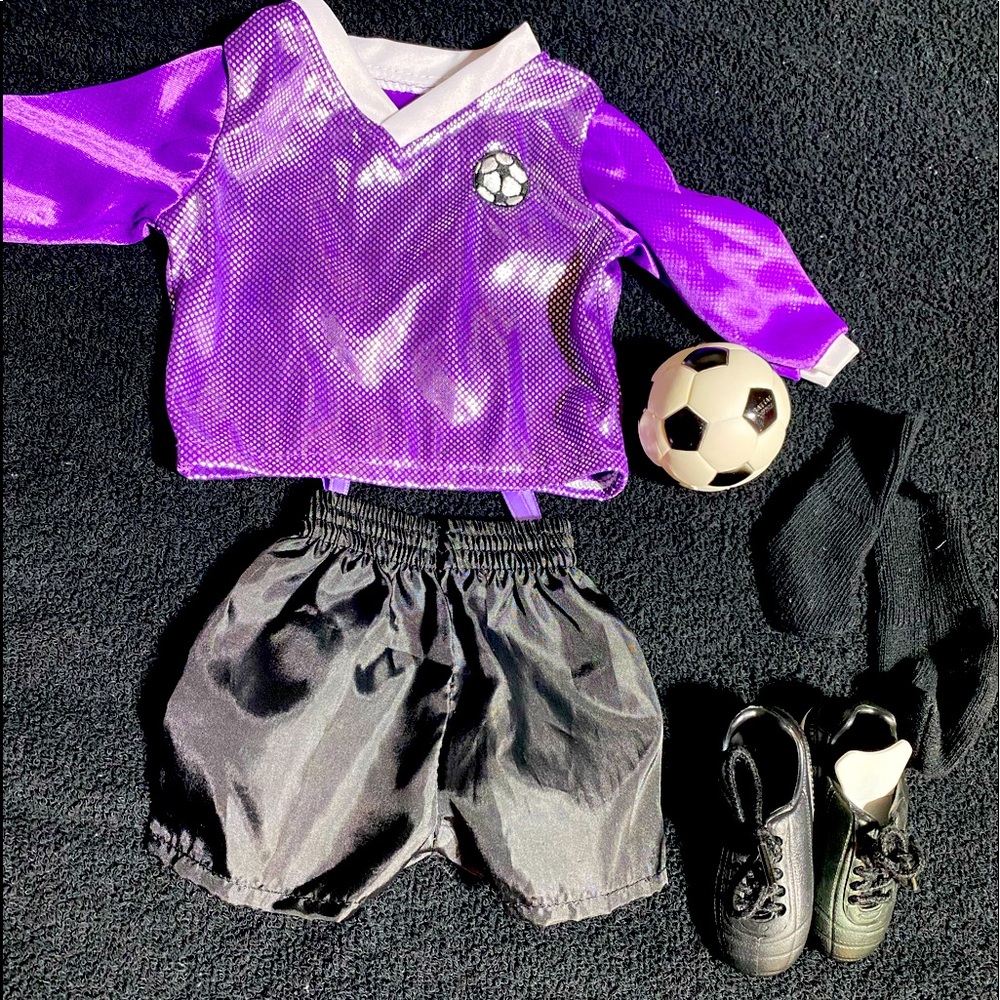 Sophia’s Doll soccer uniform